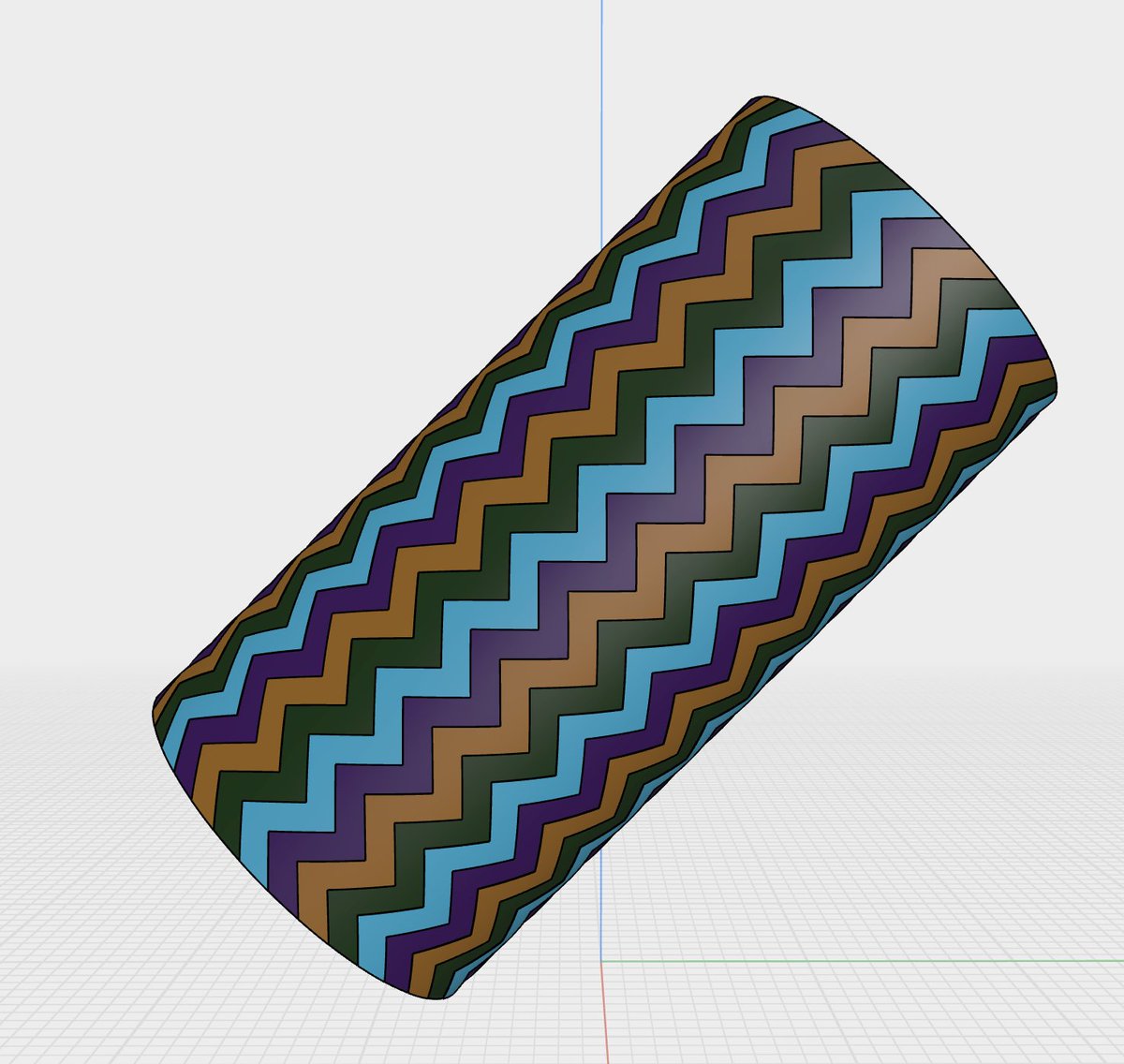 Zigzag cylinder 3